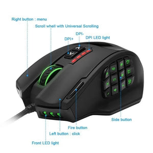 RGB Backlit Gaming Mouse (30 Days Replacement Warranty)