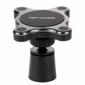 Compatible With Apple, QI Magnetic Car Mount Wireless Charger