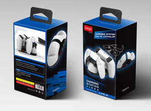 PS5 Gamepad Charger Contact Type Double Seat (30 Days Replacement Warranty)