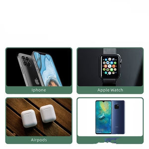 Compatible With Apple, QI Magnetic Car Mount Wireless Charger